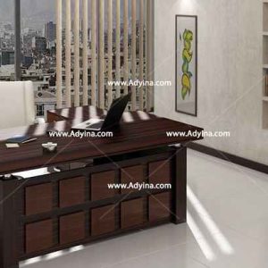 میز مدیریت ام دی اف مدل موج