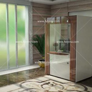 میز پذیرش-کانتر منشی-میز منشی -مدل چهارگوش شماره (16)