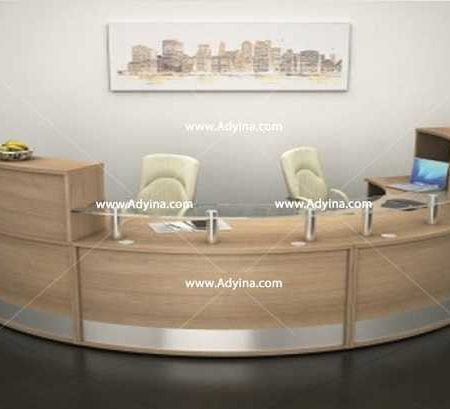 کانتر پذیرش -میز منشی-کانتر مدرن اداری مدل 1