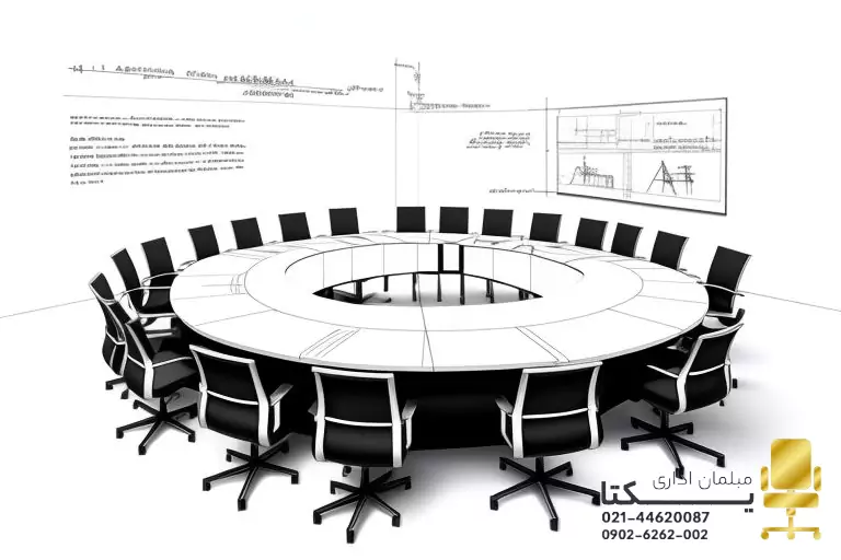 Dimensions of the conference table yektafurniture 7
