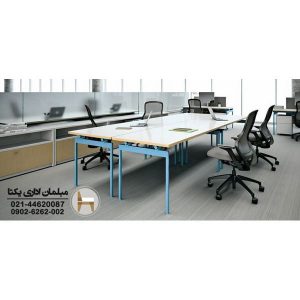 میز کار گروهی پایه فلزی اداری مدل MTW04