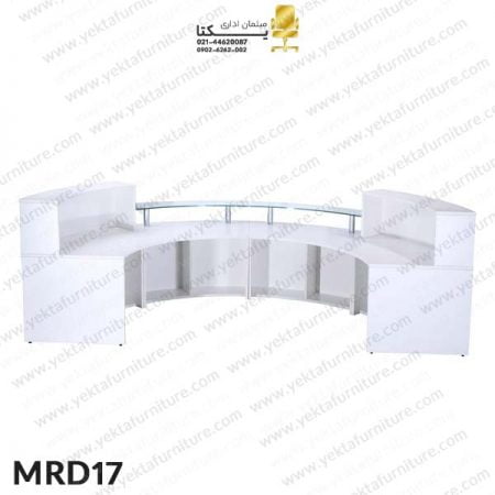 میز منشی مدرن دایره ای مدل MRD17