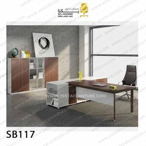 میز مدیریت پایه فلزی مدل SB117