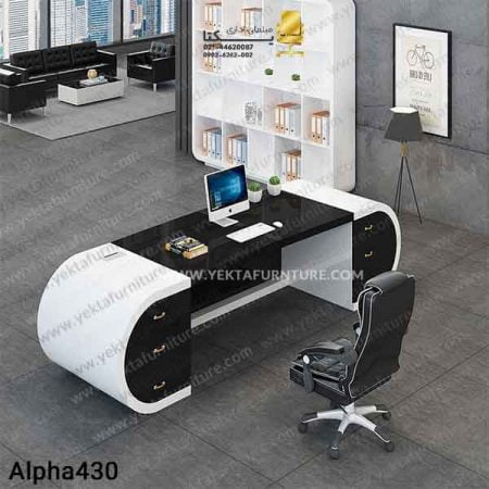 میز مدیریت سفیدalpha430
