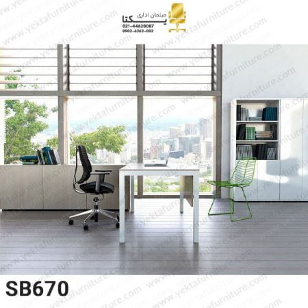 میز مدیریت پایه فلزی مدل SB670
