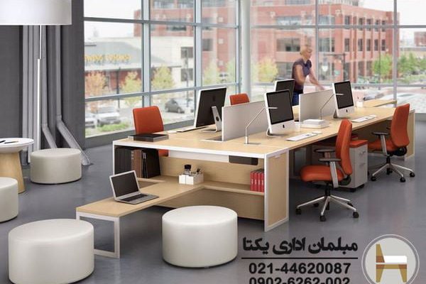 میز کارگروهی پایه فلزی مدل MTW03