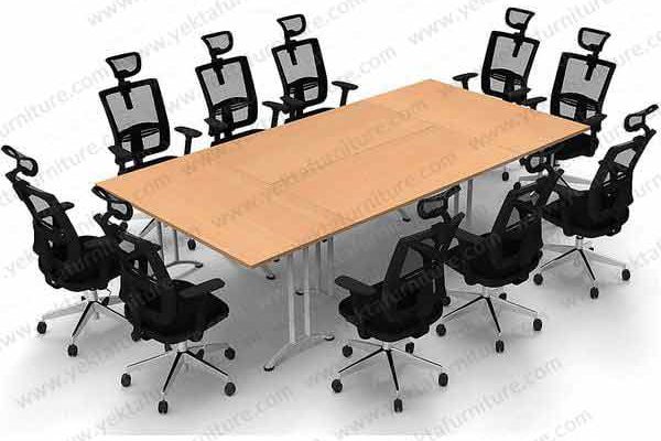 میز کنفرانس پایه فلزی مدل SB11