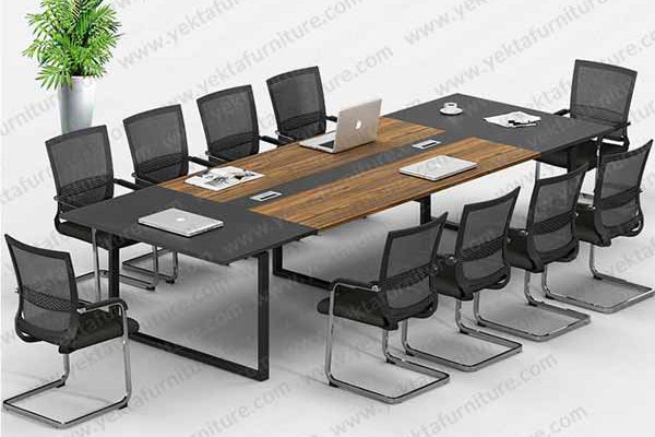 میز کنفرانس پایه فلزی مدل SB16