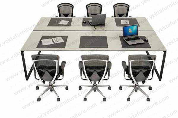 میز کنفرانس پایه فلزی مدل SB25