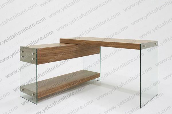 gmb7-میز مدیریت شیشه ای مدل gmb7