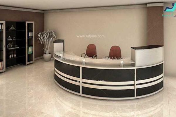 کانتر پذیرش -میز منشی-کانتر مدرن اداری مدل 1